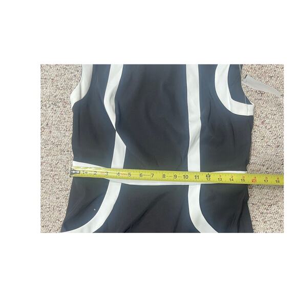 NWT Connected Apparel Black And White Dress Sleeveless Pockets 10 - Picture 8 of 10